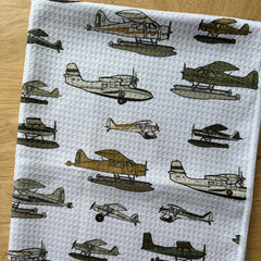 Tea Towel - Airplanes of Alaska